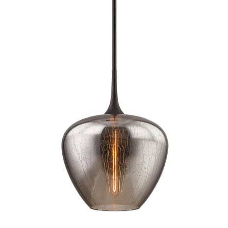 F7056-VBZ Troy Lighting West End 1Lt Pendant with Vintage Bronze Finish