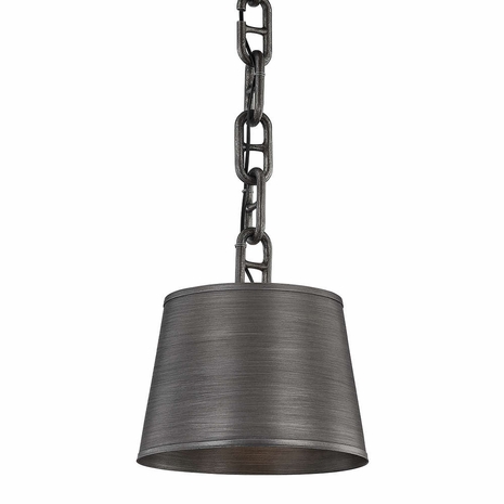 F7203-GRA Troy Lighting Admirals Row 1Lt Pendant with Graphite Finish