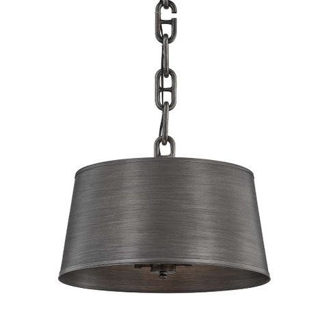 F7204-GRA Troy Lighting Admirals Row 4Lt Pendant with Graphite Finish