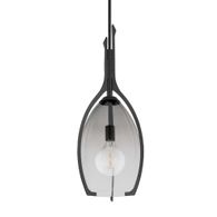F8313-FOR Troy Lighting Pacifica 1Lt Pendant with Forged Iron Finish