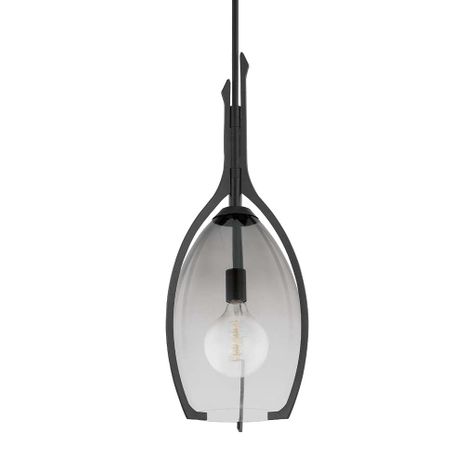 F8313-FOR Troy Lighting Pacifica 1Lt Pendant with Forged Iron Finish