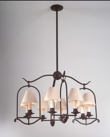 F9568 Troy Lighting Saddleback Chandelier