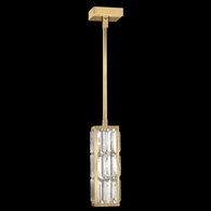 811540-2 Fine Art Lighting Crystal Enchantment 5"W Square Drop Light with Gold Finish