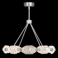 873040-1ST Fine Art Lighting Allison Paladino 32"W Round Pendant with Silver Finish