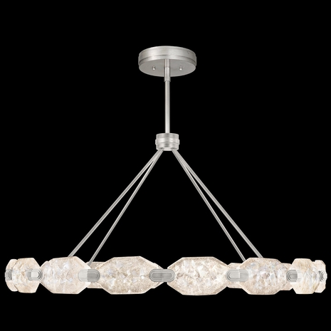 873140-1 Fine Art Lighting Allison Paladino 48.5"W Round Pendant with Silver Finish