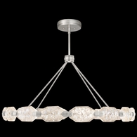 873140-1ST Fine Art Lighting Allison Paladino 48.5"W Round Pendant with Silver Finish