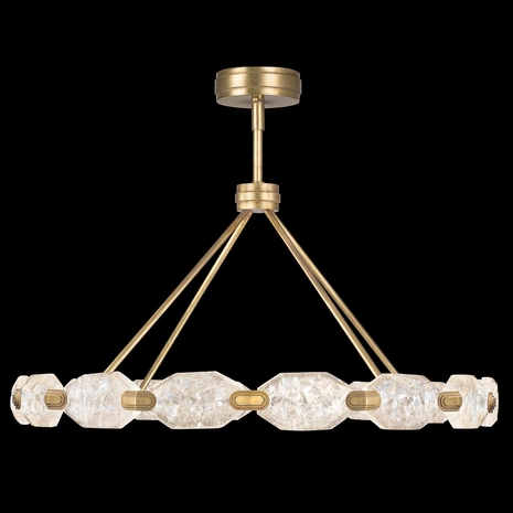 873140-2ST Fine Art Lighting Allison Paladino 48.5"W Round Pendant with Gold Finish