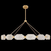 873140-21ST Fine Art Lighting Allison Paladino 74"W Round Pendant with Gold Finish