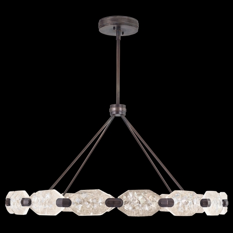 873140-3ST Fine Art Lighting Allison Paladino 48.5"W Round Pendant with Bronze Finish