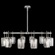 875140-1ST Fine Art Lamps Monceau 52.5"W Round Chandelier with Silver Finish