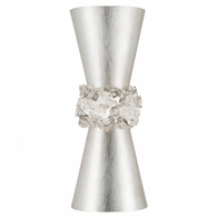 876750ST Fine Art Lighting Arctic Halo 14.5"H Sconce with Silver Finish