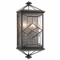 880781ST Fine Art Lamps 2 Light Oxfordshire 23.75" Outdoor Sconce with Bronze Finish