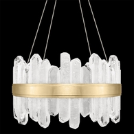 882040-2ST Fine Art Lighting Lior 21"W Round Pendant with Gold Finish