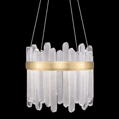 882240-2ST Fine Art Lighting Lior 21"W Round Pendant with Gold Finish