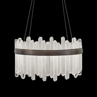 882540-3ST Fine Art Lighting Lior 30.5"W Round Pendant with Bronze Finish