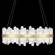 882640-2ST Fine Art Lighting Lior 41"W Round Pendant with Gold Finish