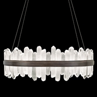 882640-3ST Fine Art Lighting Lior 41"W Round Pendant with Bronze Finish