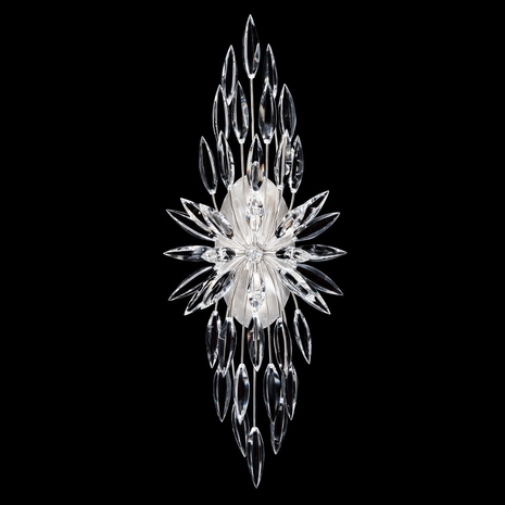 883550 Fine Art Lighting Lily Buds 33"H Sconce with Silver Finish
