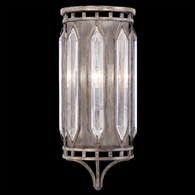 884850-1ST Fine Art Lamps 3 Light Westminster 22" Sconce with Silver Finish