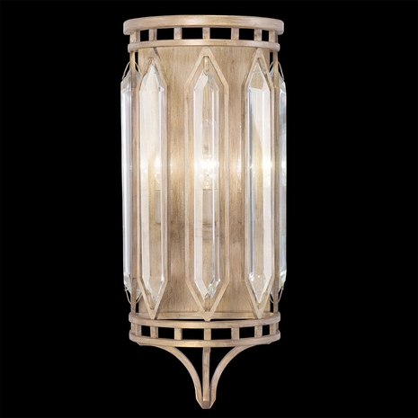 884850-2ST Fine Art Lamps 3 Light Westminster 22" Sconce with Gold Finish