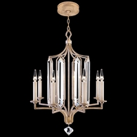 885040-2ST Fine Art Lamps 8 Light Westminster 25" Round Chandelier with Gold Finish