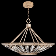 885440-2ST Fine Art Lamps 13 Light Westminster 38" Round Pendant with Gold Finish