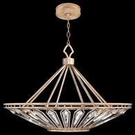 885440-2ST Fine Art Lighting Westminster 38"W Round Pendant with Gold Finish