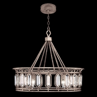 885540-1ST Fine Art Lighting Westminster 30.5"W Round Pendant with Silver Finish