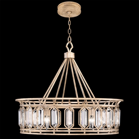 885540-2 Fine Art Lighting Westminster 30.5"W Round Pendant with Gold Finish