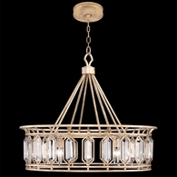 885540-2ST Fine Art Lamps 8 Light Westminster 30.5" Round Pendant with Gold Finish