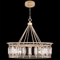 885540-2ST Fine Art Lighting Westminster 30.5"W Round Pendant with Gold Finish