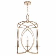 887740-3ST Fine Art Lighting Cienfuegos 19.5"W Square Chandelier with Gold w/No Shades Finish