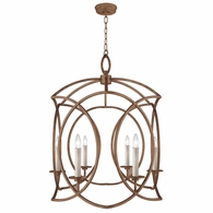 889840-1ST Fine Art Lighting Cienfuegos 28.5"W Round Chandelier with Bronze w/No Shades Finish