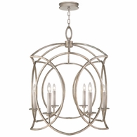 889840-2ST Fine Art Lighting Cienfuegos 28.5"W Round Chandelier with Gray w/No Shades Finish