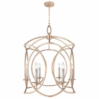 889840-3ST Fine Art Lighting Cienfuegos 28.5"W Round Chandelier with Gold w/No Shades Finish