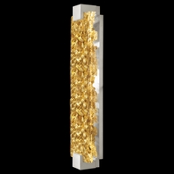 896850-22ST Fine Art Lighting Terra 27.75"H Sconce with Silver/Gold Leaf Glass Finish