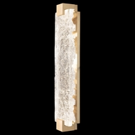 896850-31ST Fine Art Lighting Terra 27.75"H Sconce with Gold/Clear Glass Finish