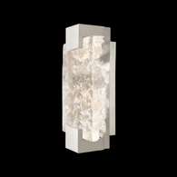 896550-21ST Fine Art Lighting Terra 11.75"H Sconce with Silver/Clear Glass Finish