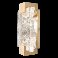 896550-31ST Fine Art Lighting Terra 11.75"H Sconce with Gold/Clear Glass Finish