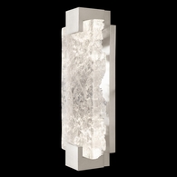 896650-21ST Fine Art Lighting Terra 15.75"H Sconce with Silver/Clear Glass Finish