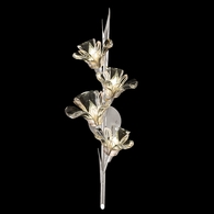 915650-1ST Fine Art Lighting Azu 29"H Sconce with Silver Leaf Finish