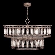 890140-1ST Fine Art Lighting Westminster 42"W Round Pendant with Silver Finish