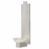 896350-1ST Fine Art Lighting Delphi 18.5"H Sconce with Silver Finish