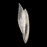 894550-11ST Fine Art Lighting Plume 22"H Sconce with Silver/White "Plumes" Finish