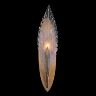 894550-2ST Fine Art Lighting Plume 22"H Sconce with Gold/Dichroic "Plumes" Finish