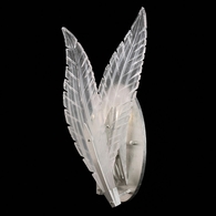 894750-11ST Fine Art Lighting Plume 16"H Sconce with Silver/White "Plumes" Finish