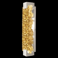 896750-22ST Fine Art Lighting Terra 21.75"H Sconce with Silver/Gold Leaf Glass Finish