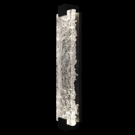 896850-11ST Fine Art Lighting Terra 27.75"H Sconce with Black/Clear Glass Finish