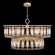 890140-2ST Fine Art Lighting Westminster 42"W Round Pendant with Gold Finish
