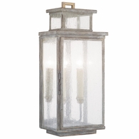 882081ST Fine Art Lamps 2 Light Wiltshire 23" Outdoor Wall Mount with Gray Finish